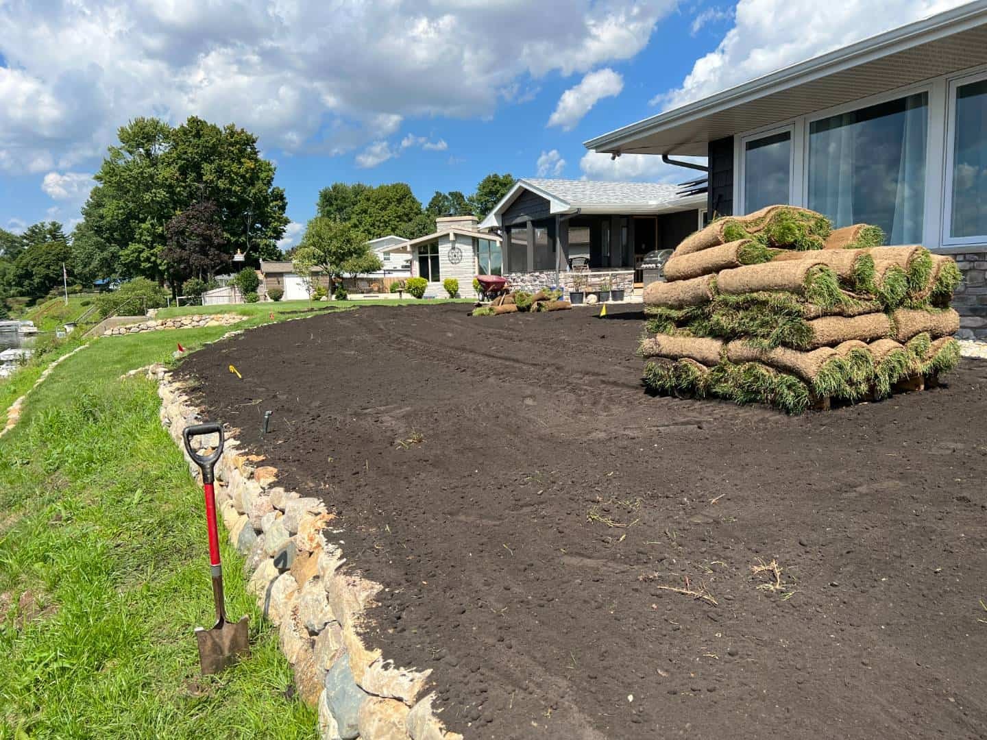 Sod ready to go down